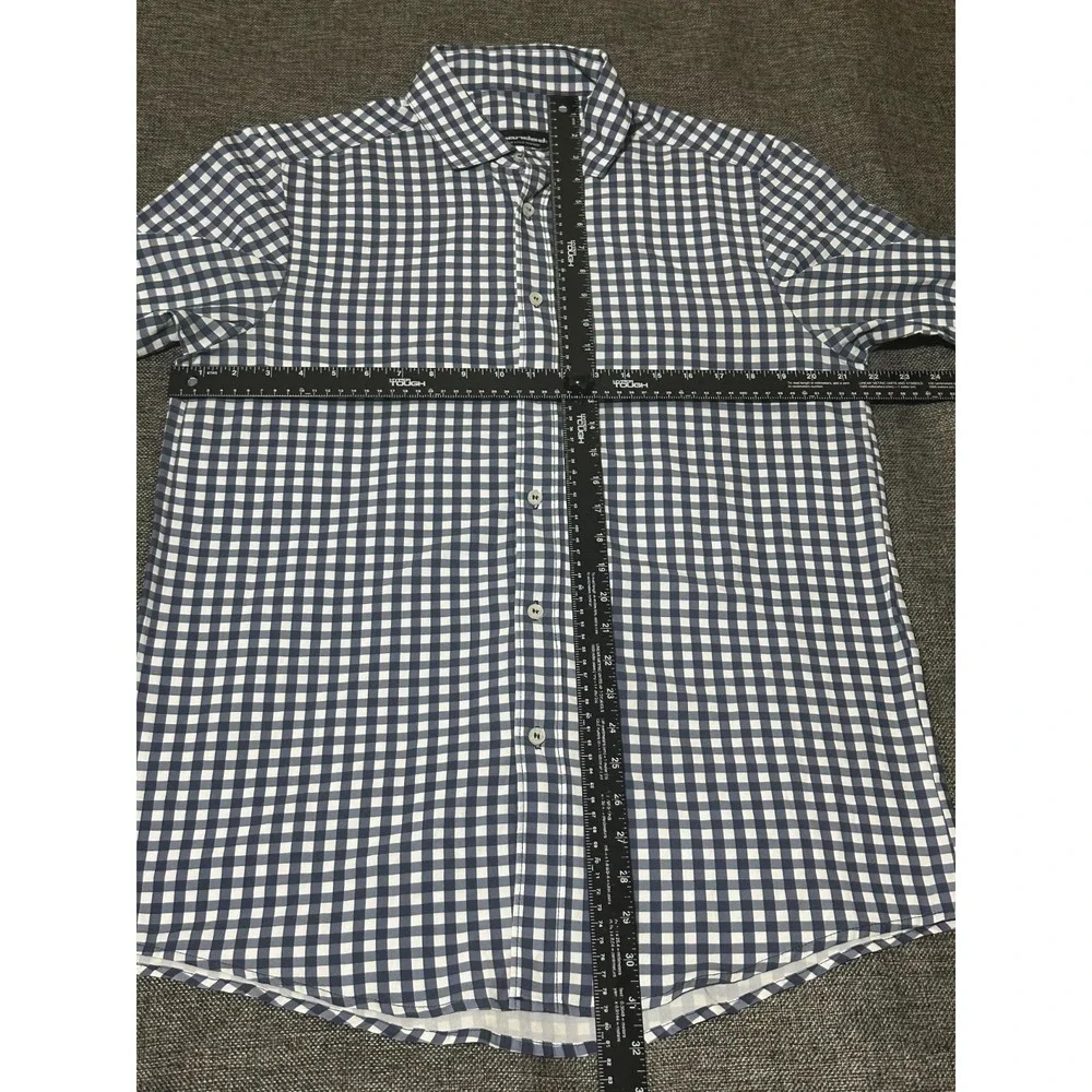 Banded Men's M Checkered Long Sleeve Shirt - Picture 2 of 6